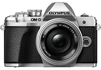 OLYMPUS OM-D E-M10 Mark III ezüst + EZ-M1442 Pancake ezüst Kit