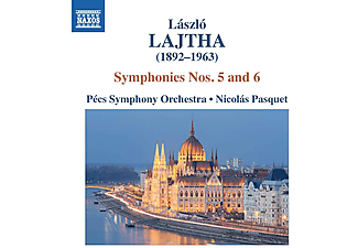 Pécs Symphony Orchestra, Nicolás Pasque - László Lajtha: Symphonies Nos. 5 & 6 (CD)