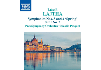 Pécs Symphony Orchestra, Nicolás Pasque - László Lajtha: Symphonies Nos. 3 and 4 'Spring' (CD)