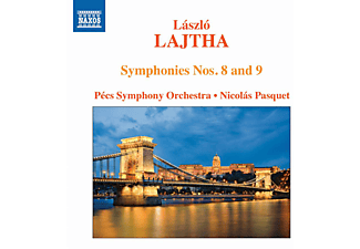 Pécs Symphony Orchestra, Nicolás Pasque - László Lajtha: Symphonies Nos. 8 & 9 (CD)