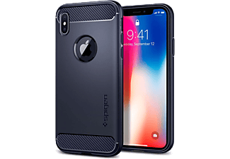 SPIGEN Rugged Armor Telefon Koruyucu Kılıf Midnight Blue