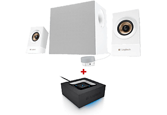 LOGITECH Z533 2.1 Beyaz Speaker + Bluetooth Adaptör