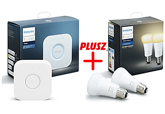 PHILIPS HUE Bridge HomeKit (iOS) + 2db Philips Hue white ambiance izzó