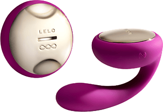 LELO IDA Rotáló vibráló távvezérlésű párvibrátor, sötét rózsaszín