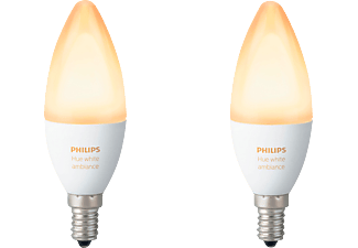 PHILIPS HUE fehér ambiance gyertya, 2db, 6W E14