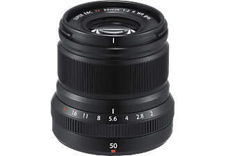 FUJIFILM XF 50 mm f/2.0 R WR fekete objektív