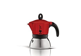 BIALETTI MOKA INDUCTION Kotyogós kávéfőző, 3 személyes, piros