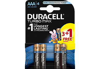 DURACELL TURBO MAX 3+1 db AAA elem