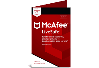 MCAFEE(UE) Livesafe 1 Yıl Antivirüs Programı
