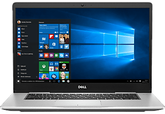 DELL Inspiron 7570 7570FI5WA2 ezüst laptop (15,6" FHD IPS/Core i5/8GB/256GB SSD+1TB HDD/940MX 4GB/Win 10)