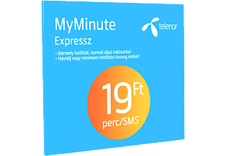 TELENOR MyMinute Expressz kártya (micro és normál SIM méret)