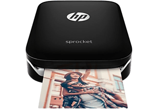 HP Sprocket fekete hordozható fotónyomtató