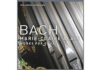 Marie-Claire Alain - Bach: Összes Orgonamű (CD)