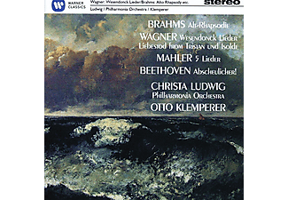 Christa Ludwig,‎ Otto Klemperer, Filharmónia Énekkar és Zenekar - Brahms: Altrapszódia, Wagner: Wesendonck-Dalok, Mahler: 5 dal, Beethoven: Elrontott! (CD)