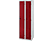 MET Kétajtós öltözőszekrény, piros