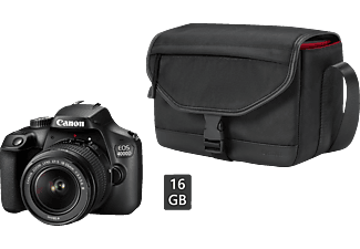 CANON EOS 4000D fekete + 18-55 mm DC III + CB-SB130 táska + 16GB SD kártya Kit