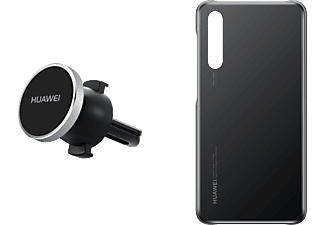 HUAWEI CF80 P20 pro fekete tok + mágneses tartó