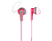 HAMA 177019 sport fülhallgató 'reflective sport' mikrofonnal, pink