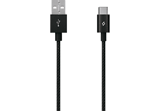 TTEC AlumiCable 2DK18S 1.2 m Siyah USB to Type-C Şarj Kablosu