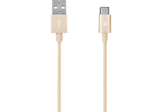 TTEC AlumiCable 2DK18A 1.2 m Altın USB to Type-C Şarj Kablosu