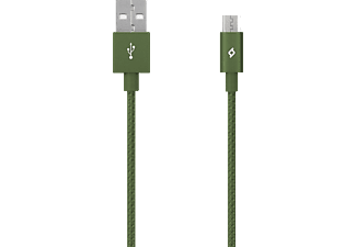 TTEC AlumiCable 1.2 m 2DK11HY Haki Yeşili Micro USB Şarj Kablosu