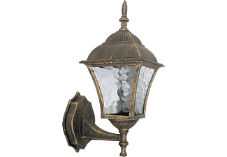 RÁBALUX 8392 TOSCANA Kültéri Fali lámpa felfele E27 1X60W, antik arany, IP43