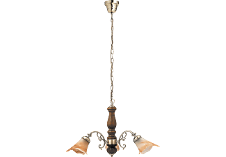 RÁBALUX 7093 RUSTIC 3 Csillár 3ágú E14 3X40W, bronz/dió