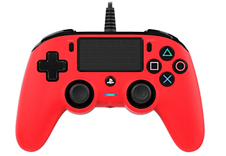 NACON vezetékes kontroller, piros (PlayStation 4)