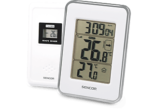SENCOR SWS 25 WS Időjárás jelző, Fehér,Külső-belső hőmérő