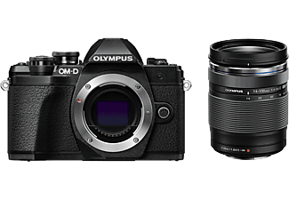 OLYMPUS OM-D E-M10 Mark III fekete + EZ-M14150 fekete Kit