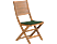 FIELDMANN FDZN 4012-T Kerti szék, összecsukható, fa, 2 db
