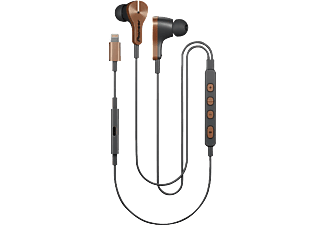PIONEER Rayz+ zajszűrős fülhallgató, mikrofonnal, barna