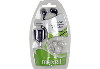 MAXELL Inner Ear Combo Pack ECC-2 fülhallgató szett, fekete és fehér