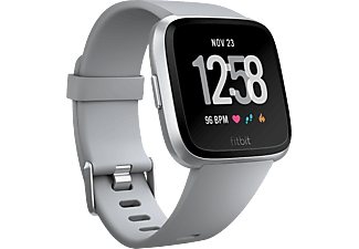 FITBIT Versa Szürke / Ezüst Alumínium okosóra (FB505SRGY-EU)