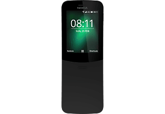 NOKIA 8110 4G Dual SIM fekete nyomógombos kártyafüggetlen mobiltelefon