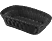 WESTMARK Fonott ovál kosár 23,5×16×6,5 cm, fekete