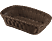 WESTMARK Fonott kosár, 26,5×19×7 cm, barna