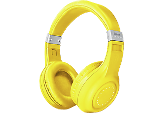 TRUST Dura vezeték nélküli neon sárga fejhallgató (22767)