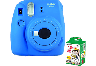 FUJIFILM Instax MINI9 cobalt blue + Fuji Film Colorfilm Instax mini Glossy film 20db/csomag  Kit