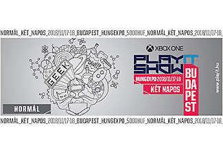 MEEX PlayIT Budapest - Kétnapos Normál Jegy (2018.11.17-18.)