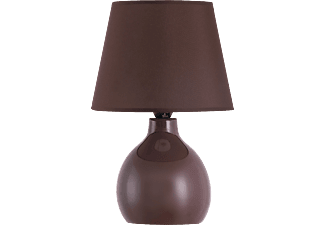 RÁBALUX 4476 INGRID Kerek Asztali lámpa E14, 40W, barna