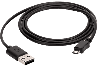CELLECT fekete microUSB - USB adatkábel