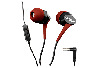 MAXELL 303994.00.CN FUSION ROSSO EP Vezetékes fülhallgató mikrofonnal, fekete-piros