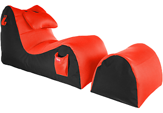 GAMEWAREZ RX Fire - Gaming Sitzsack (Schwarz/Orange)