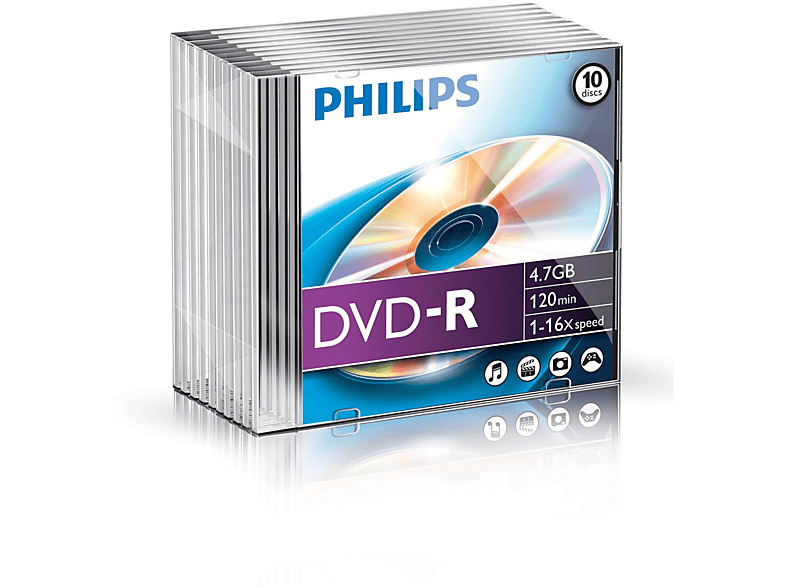 Cd R Data Philips Dvd R Gb X Slim