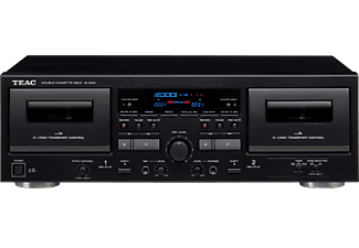 TEAC W-1200 BLACK kétkazettás deck