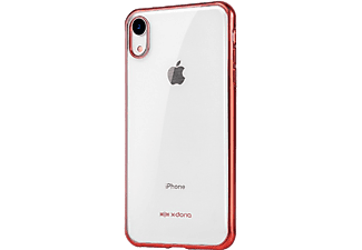 X-DORIA iPhone XS/X ultravékony áttetsző szilikon piros tok (3X2C3203B)