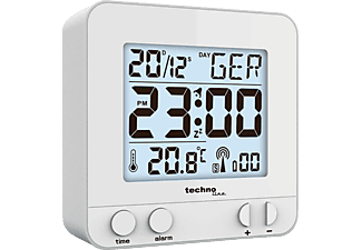 TECHNOLINE WT 235SI Ébresztőóra hőmérővel, ezüst