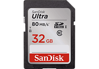 SANDISK SDXC 32GB Ultra Class10, 80MB/s memória kártya (139767) (SDSDUNC-032G-GN6IN)
