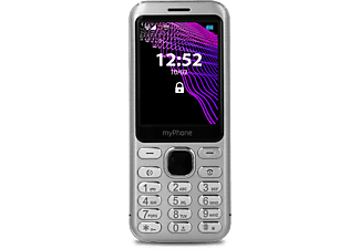 MYPHONE Maestro ezüst nyomógombos kártyafüggetlen mobiltelefon